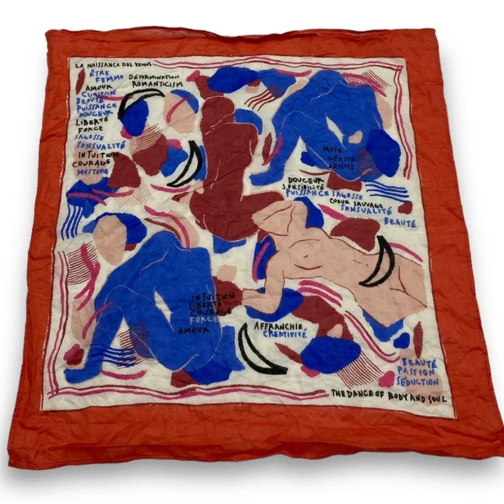 Sezane Neck Scarf The Dance of Body and Soul